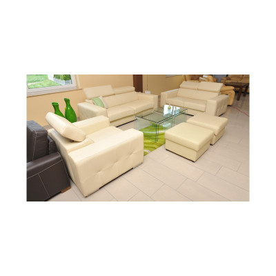Genuine leather Sofa Couch Sofa set 3+2 Seat Modern Design Upholstery Suite