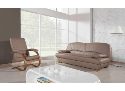 Classic Living room Suite 3+1+1 100% Full leather Couch Seat Sofa