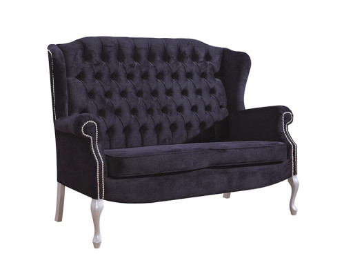 Classic Chesterfield Two-seater 2 Seater Sofa Couch Upholstery Velvet Couches