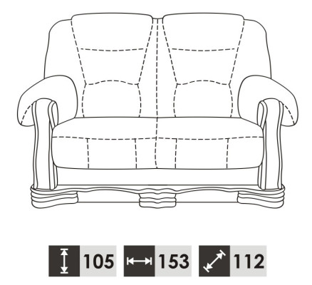 Two-seater Sofa 2 Seater Classic Sofas Upholstery new Couches (without 3+1Seater)