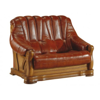 Classic Two-seater Couch Sofas Upholstery Sofa 2 Seater Leather Couches
