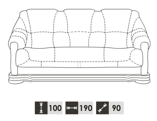 Sofa set 3+1 Seater Classic r Living landscape Couches Upholstery Sofas