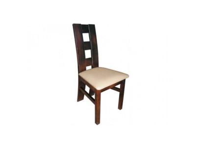 Set 6x Dining room Leather Dining room chair Armchair Solid wood Upholstery chair