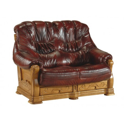 Two-seater Couch Classic Leather Sofa Sofas Upholstery Sofa 2 Seater Leather