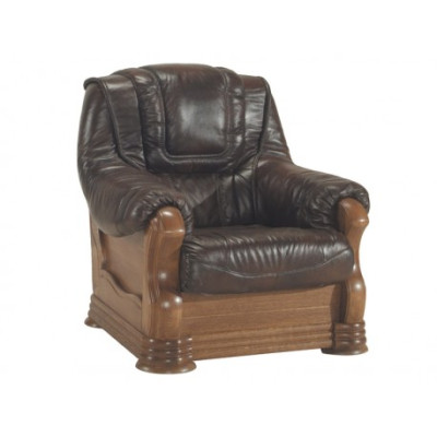 Classic r TV Armchair Leather 1 Seater Couch Sofa Upholstery Single Seater 1er new