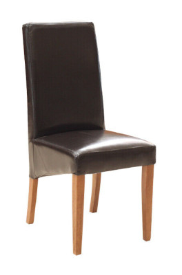 Design Chair 4x Group Armchair Chairs Set 100% Leather new Dining room