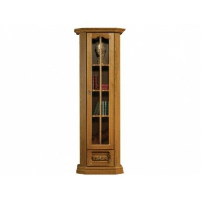 Country House Tall Cabinet Display Case Wardrobe Wood Glass Wardrobe Display Cabinets