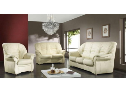 Classic Living room Suite 3+1 100% Full leather Couch Seat Upholstery