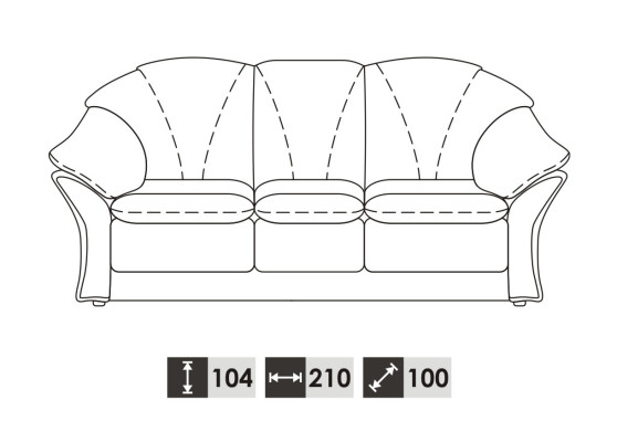 Classic Living room Suite 3+1 100% Full leather Couch Seat Upholstery