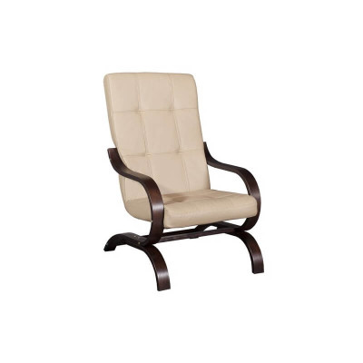 Armchair Design Couch Sofa Relax Leather Lounge Club Upholstery Seater Swing Wood