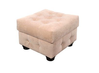 XXL Footstool Club Lounge Stool Textile Ottoman Design Pufa Ottoman new