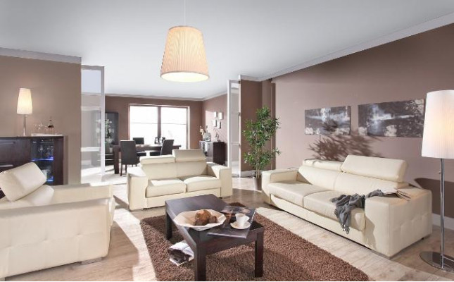 Sofa set 3+1 Seater Set Design Sofas Upholstery Couches Leather Decoration Relax