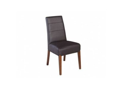 Armchair Gastro Design Armchair Wood Upholstery Dining room Leather Chair Chairs