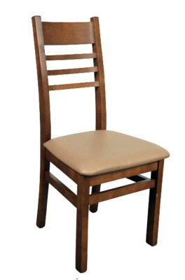 Armchair Chair Design Wood Upholstery Modern Chairs Gastro Dining room 100% Leather