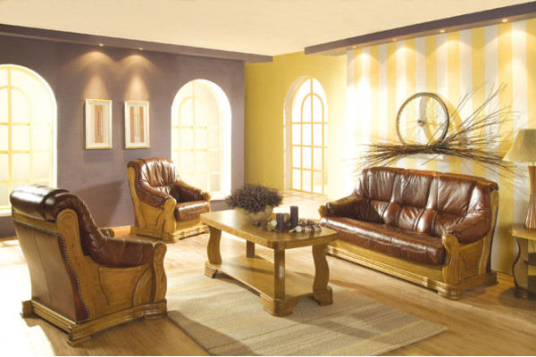 Sofa set 3+2 Seater Classic r Living landscape Sofas Couches Upholstery new