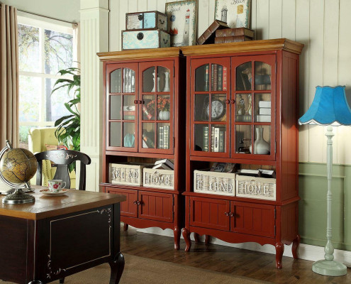 Luxury Wardrobe Wood Furniture Cabinets Display case Shelf Filing cabinet Glass cabinet Antique