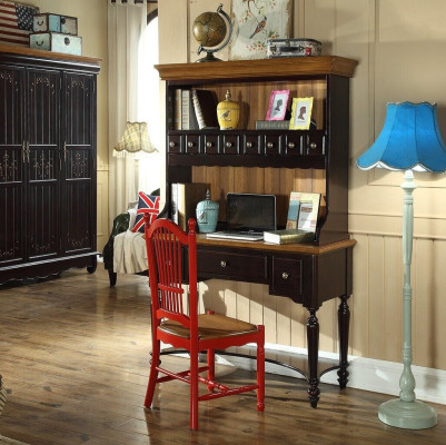 Office Furnishings Desk Computer Furniture Office Wood Furniture Tables Chair 2pcs.