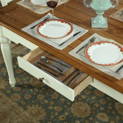 Dining table 6x Chairs Dining room Set Group Suite Table Seating group 7tlg Wood new