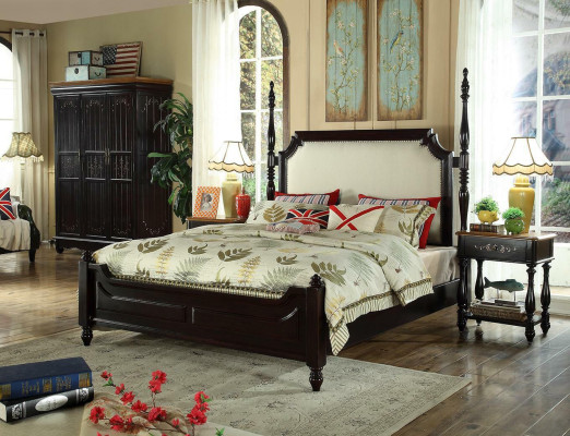 Bedroom Country House Style Wood Furniture Complete e Suite Group Beds Bed new