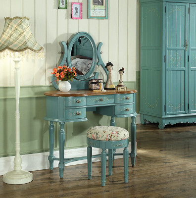 Dressing table Stool Console Make-up Tables Table Consoles Secretary Mirror 2-piece