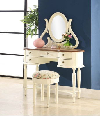 Classic r Dressing table Mirror Luxury Console Stool Make up Table Landhfrom  new