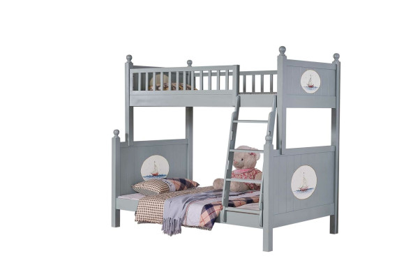 Elegant children's room bed bunk loft bed luxury youth bed high floor beds