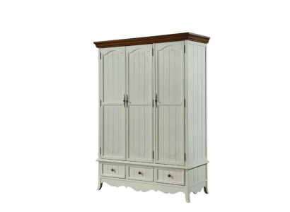 Classic r Wardrobe Wooden Cabinet Country House Bedroom Cabinets Wood Furniture