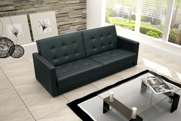 Sofa bed Upholstery Suite Bed function 3 Seat new Fabric Sofa Couch Textile
