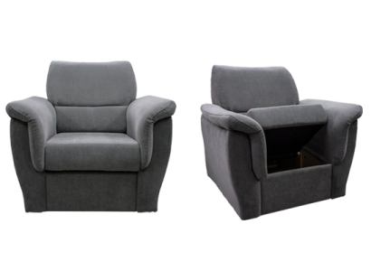 Modern Armchair TV Sofa 1 Seater Couch Designer Textile Sofas Upholstery