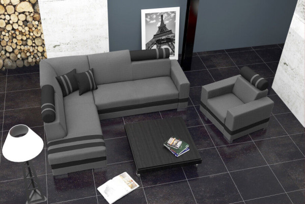 Sofa Sofa bed Designer Sofa with Bed function + bed base Corner sofa Couch new