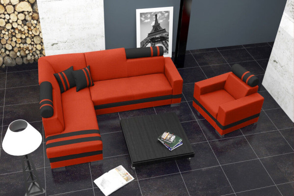 Sofa Sofa bed Designer Sofa with Bed function + bed base Corner sofa Couch new