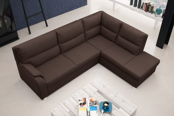 Sofa Sofa bed Designer Sofa with Bed function + bed base Corner sofa Couch -new!