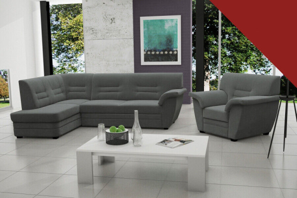 Sofa Sofa bed Designer Sofa with Bed function + bed base Corner sofa Couch new