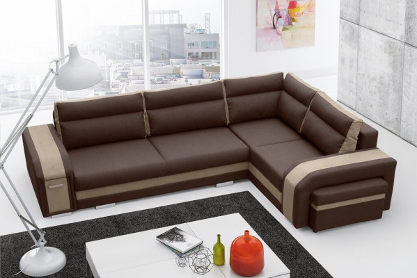 Sofa Sofa bed Designer Sofa with Bed function + bed base Corner sofa Couch (new )