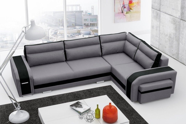 Sofa Sofa bed Designer Sofa with Bed function + bed base Corner sofa Couch (new )