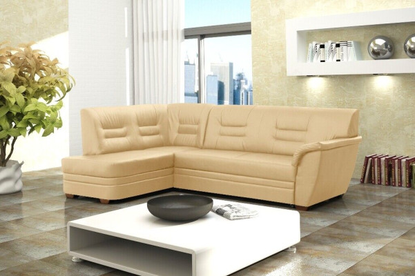 Living landscape Corner sofa with bed base Upholstered sofa Couch Corner sofa Sofa L-shape
