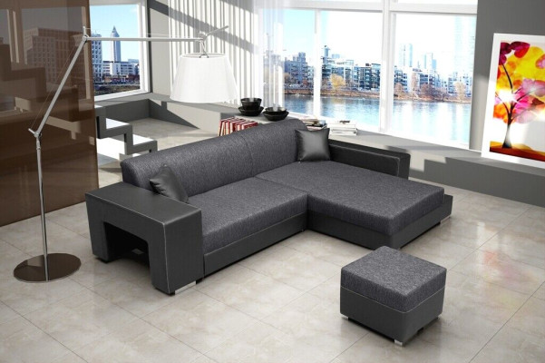 Sofa bed corner sofa couch bed function upholstery corner suite sleeping function new
