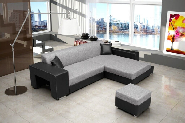 Sofa bed corner sofa couch bed function upholstery corner suite sleeping function new