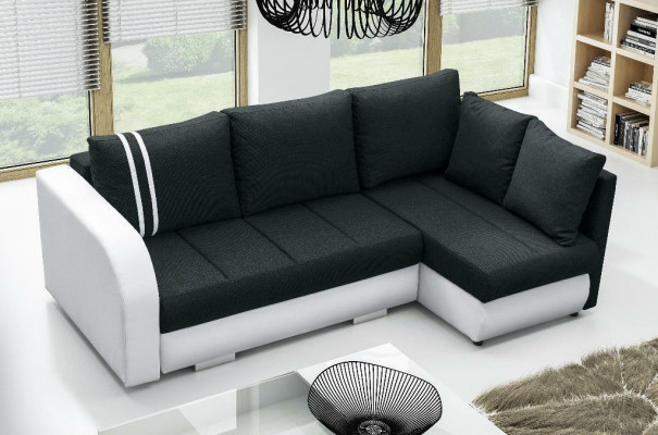 Design Corner sofa Couch Living landscape Sofa bed Functional sofa Corner Upholstery