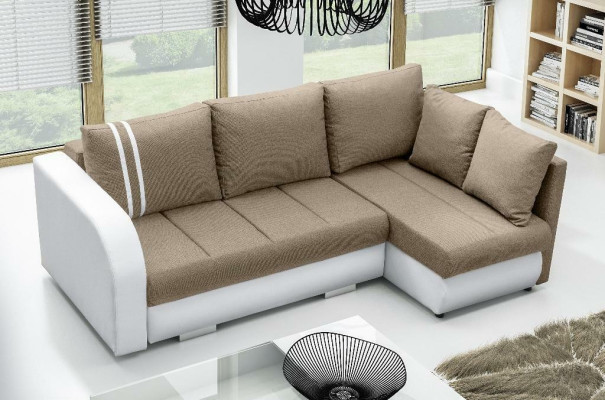 Design Corner sofa Couch Living landscape Sofa bed Functional sofa Corner Upholstery