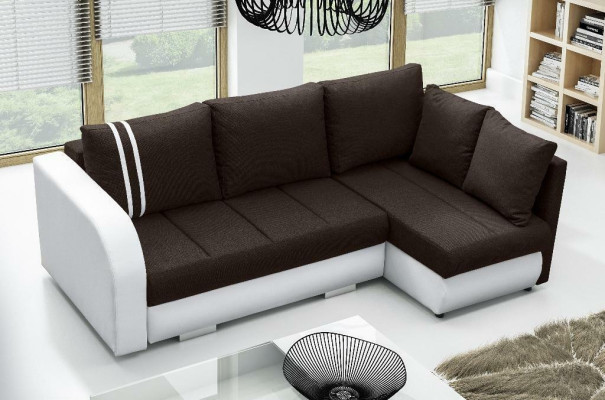 Design Corner sofa Couch Living landscape Sofa bed Functional sofa Corner Upholstery