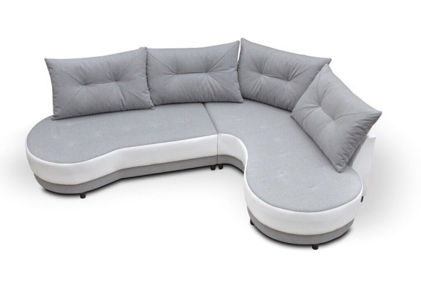 Upholstered sofa lounge sofa couch seating group living room with cushion sofa L-shape