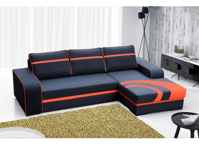 Sofa bed Corner sofa Couch with Bed function and upholstery - Modern Suite with sleeping function new