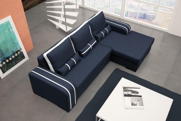Sofa bed Corner sofa Sofas Couch with Bed function and upholstery - Modern Suite with sleeping function