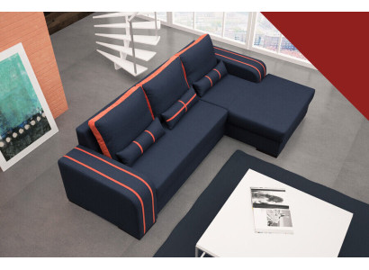 Sofa Sofa bed with Bed function, bed base - Corner sofa Couch, new in design