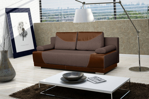 Sofa bed folding couch 3-seater sleeping function + bed base couch designer sofa