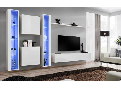 Designer Modern Wall unit Luxury Shelves Complete Wall Wardrobe Living room furniture