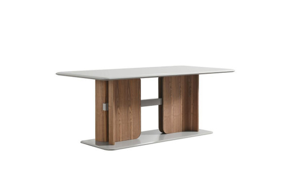 Complete's Dining room Set Rectangular White Dining table 4x upholstered chairs