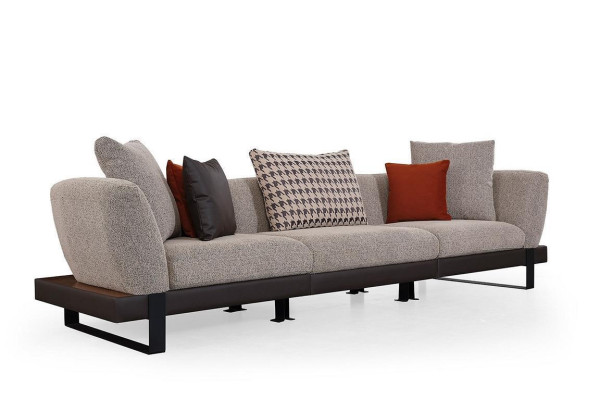 Gray upholstered sofa Living room seating couch Luxurious living room sofas new
