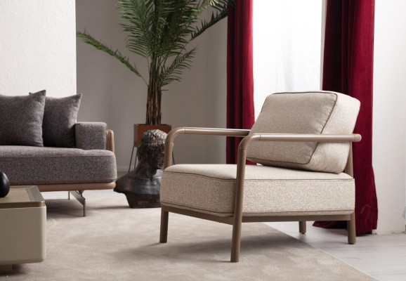 Modernr Bright Sofa set 3+3+1 Set Designer Living room Seater 3pcs
